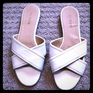 J crew Cora crisscross slide sandals